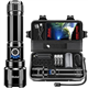 Blukar LED Torch, Super High Lumens Ultra Bright Torches - Adjustable Focus, 5000 mAh, IP67 Waterproof, Powerful Long Lasting Handheld Flashlight for Power Cuts, Camping, Hiking, Emergency etc.