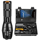 Lumitact G700 Led Torch Rechargeable Super Bright Led Tactical Flashlight 300000 Lumen Zoomable Handheld Torches for Camping Hiking Emergency