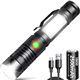 REHKITTZ Torch LED 2000 Lumen Super Bright,2500 mAh High Capacity Rechargeable Pocket Size Torch with Magnet and COB Work Light,Powerful Flashlight for Hiking, Camping, and Walking