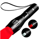 YZYOE Rechargeable Red Light Flashlight，Tactical Flashlights， 2 in 1 White Lights and LED Red Hunting Light，2 Modes, Coon Hunting Lights， Detector,Night Observation, Astronomy, Aviation.