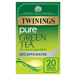 Twinings Green Tea Decaffeinated 20 Tea Bags 40G