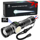 Jayxinli Torches LED Super Bright with Magnetic, 500000 Lumens High Power Rechargeable Torch with LCD Digital Display, Powerful Torch with 9 Light Modes and Zoom for Camping (with 5000mAh Battery)