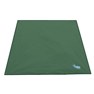 Azarxis Camping Tent Tarp Waterproof Tarpaulin Groundsheet Sunshade Awning Hammock Canopy Footprint Ground Sheet Rain Fly Shelter Blanket Mat (Army Green, L - 240 cm x 220 cm)