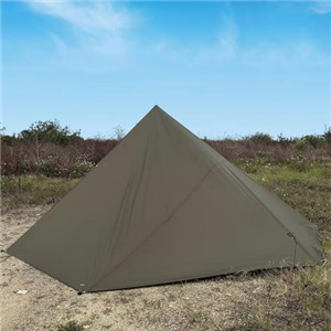 HIDEWALKER Camping Tarp Shelter 3x3m 3x4m 3x5m Lightweight Tent Tarpaulin Waterproof Tent Awning Canopy Basha Sunshade for Hiking Backpacking (Olive Green, 3x3m)