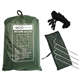 DD Hammocks - DD Tarp 3.5 x 3.5 - Olive Green - Fully Waterproof Lightweight Tarp Shelter For Outdoor Hammock Camping And Bushcraft