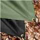 PVC 600gsm Extra Heavy Duty Green Tarpaulin Waterproof Ground Cover Thick Lorry Tarp Sheet Green 6ft X 5ft (1.8m x 1.5m)