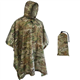 Fousam Rain Poncho, Military Tactical Poncho Camo Multi Use Waterproof Rain Coat