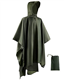 Opret Waterproof Rain Poncho for Adults Military Green, Lightweight Raincoat 3-in-1 Multifunctional Rain Cape with Hood for Hiking, Camping and Outdoor Activities