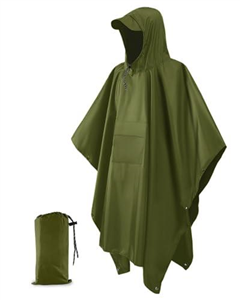 Lorrtta Festival Poncho - Adult Reusable Waterproof Rain Poncho with Brim for Men - Lightweight, Breathable, Durable - Perfect for Outdoor Hiking, Cycling, Traveling