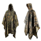 Ralaland Waterproof Rain Cape,Adult Camo Rain Poncho Multifunctional Camouflage Raincoat for Men and Women for Outdoor Camping Military Cycling Traveling