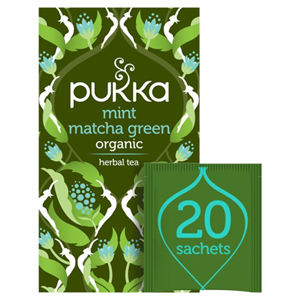 Pukka Organic Mint Matcha 20 Tea Bags 30G