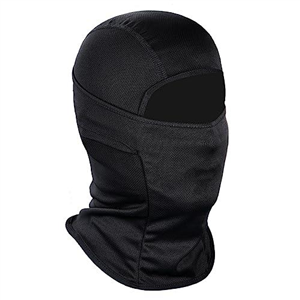 Achiou Balaclava Face Mask, Ski Mask UV Protector Lightweight for Motorcycle Cycling Running Black