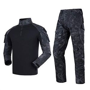 YUSHOW Mens Tactical Gear Shirts Ripstop Combat Trousers Suit Long Sleeve Airsoft BDU Uniform for Military Hunting Paintball