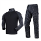 YUSHOW Mens Tactical Gear Shirts Ripstop Combat Trousers Suit Long Sleeve Airsoft BDU Uniform for Military Hunting Paintball