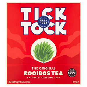 Tick Tock Rooibos Tea 80 Tea Bags 180G