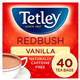 Tetley Redbush Vanilla 40 Tea Bags 100G