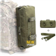 WYNEX Tactical Increment Molle Pouch, Vertical EDC Utility Pouches Sling Bag Military Multi-Purpose Large Capacity with Shoulder Strap Waterproof Attachment Modular Design