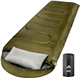 MEREZA Sleeping Bags XL for Mens Large Wide Sleeping Bag for Camping Big and Tall Sleeping Bags for Women Adults Warm with Compression Sack Cold Weather & Warm