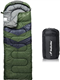 MalloMe Sleeping Bags for Adults & Kids Sleeping Bag 3-4 Season - Ultralight Backpacking Sleeping Bag Cold Weather & Warm, Lightweight Compact, Single Adult Girls Boys Winter Sleep Camping Accessories
