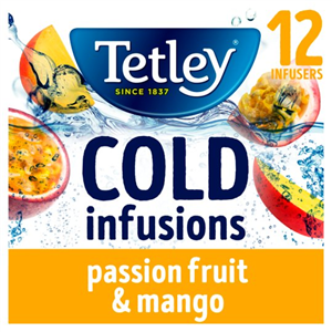 Tetley 12 Cold Infusions Passion Fruit & Mango 27G