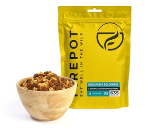 FIREPOT Orzo Pasta Bolognese (Regular) - Healthy Dehydrated Expedition Food