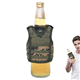 Generic Mini Tactical Vest | Adjustable Mini Molle Vest for Drinks, Heat Insulating Bottle Vest for 12 oz - 16 oz Cans or Bottle Decoration