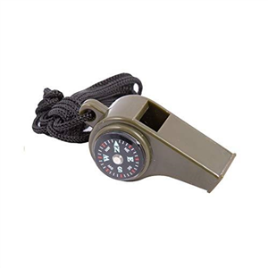Kombat Tactical Army 3 in 1 Whistle Compass Thermometer Emergency Survival Camping Hiking