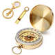 Compass Navigation with Luminous Function, VEGCOO Waterproof Military Pocket Compass with Distress Whistle & Keychain, Survival Compass Gear for Camping, Hiking, Climbing, Marching, Outdoor Activities