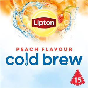 Lipton Cold Brew Peach Flavour 15 Teabags 37.5G