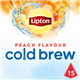Lipton Cold Brew Peach Flavour 15 Teabags 37.5G