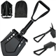 Camping Shovel 23 IN,50# High-Carbon Steel Entrenching Tool, Military Folding Survival And Portable Shovel For Garden, Hunting, Hiking, Fishing, Car Emergency, Gifts For Men