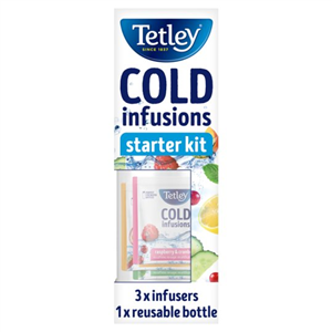 Tetley Cold Infusion Starter Kit 3X2.25G Plus Bottle