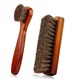 Shoe Brush, Shoe Cleaning Brush, 2 Pieces Horsehair Shoe Brush, Boot Brush, Horse Hair Brush for Leather, Shoe Brushes for Cleaning, Leather Shoes Boot Cleaning Brush Care Clean Dauber Applicators