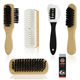 6 PCS Suede Brush Kit Suede Eraser|3-Sided Shoe Cleaning Brush|4-Sided Suede Brush For Shoes with Brass and Nylon Bristles|Raw Rubber Velvet Shoe Brush | Long-handled Cleaning Shoe Brush|PP Brush