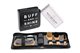CGB Giftware The Dapper Chap 'Buff & Shine' Shoe Cleaning Kit | Includes: 3 Assorted Brushes | Black and Neutral Shoe Polish | ART372