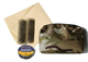 CL Distribution Deluxe Army Boot Cleaning Kit Brown Saphir Polish Selvyt Cloth MTP Multicam Pouch