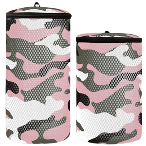 Shoe Washing Bag For Sneakers Shoes Washing Bag Set of 2 Wash Shoes In Washing Machine Mesh Laundry Bags For Shoes Army Creative Military Peach