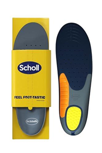 Dr. Scholl's Heavy Duty Support Insoles for Men - Designed for Big & Tall Men 90+kg, Wide Feet, Shock Absorbing, Arch Support, Distributes Pressure, Trim to Fit Inserts, 1 Pair, UK Size 7-12