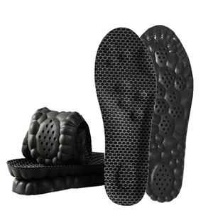 Memory Foam Insoles, Cuttable Anti-Fatigue Pain Relief Massage Insert, Cushion Replacement Soles for Trainers Sneakers Sports Shoes Work Boots for Men & Women(UK7-UK9.5)
