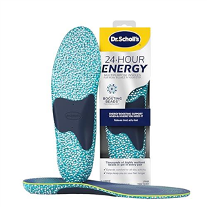 Dr. Scholl's 24-Hour Energy Multipurpose Insoles - Returns Energy with Every Step, Relieves Tired, Achy Feet with Memory Foam and Boosting Beads Technology, Flexible Arch Support, UK Shoe Size 7-13