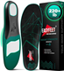 Anti-Fatigue Insoles for High Arch Support - Orthotics for Men Women - Plantar Fasciitis, Foot Pain Relief - Ideal for Boots, Sneakers, Hiking