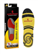 SORBOTHANE Double Strike Insoles for Men and Women Antibacterial Shock Absorption & Heel Support Insoles, Size 3-4.5 UK, 35-37 EU, Yellow