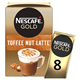 Nescafe Gold Toffee Nut Latte 8 Sachet 156G