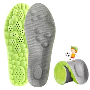 Kids Memory Foam Insoles Sport Comfort Child Replacement Insole Shoe Sole Inserts for for Children and Toddler, Cut-to-Size (Gray, 19CM Toddler 9-12.5)