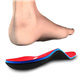 PCSsole Orthotic Arch Support Shoe Inserts Insoles for Flat Feet,Feet Pain,Plantar Fasciitis,Insoles for Men and Women (Red, Men6/Women(5.5-6) 25cm)