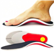Plantar Fasciitis Relief Arch Support Shoe Inserts Insoles for Flat Feet for Men and Women, Orthotic Feet Heel Pain Shock Absorption Comfortable Insoles, Large EU 40-46