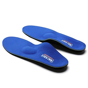 VALSOLE Orthotic Insole High Arch Foot Support Soft Medical Functional Insoles, Insert for Severe Flat Feet,Plantar Fasciitis,Feet Pain, Foot Valgus for Man and Woman (8.5-9 UK-280mm, Blue)