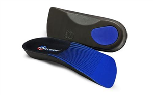 PRECISION ORTHOMEDICS ® - 3/4 Orthotic Arch Support Insoles for Plantar Fasciitis Fallen Arches Over Pronation Flat Feet – Suitable for Both Men & Women (X-Large (UK: 11-13))