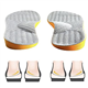 Goofort Women Men Posture Correcting Orthotic Insoles 4 in 1 Gel Insoles Flat feet Arch Support Orthopedic overpronation Supination Plantar Fasciitis Metatarsalgia X/O Valgus Varus Shoe Inserts
