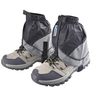 Azarxis Gaiters Low Gators Snow Ankle Gaiters for Outdoor Hiking Walking Backpacking Women Men Lightweight Waterproof Adjustable Sand Proof (Black)